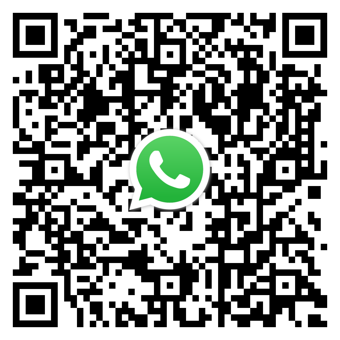 QR Code for WhatsApp us for call back